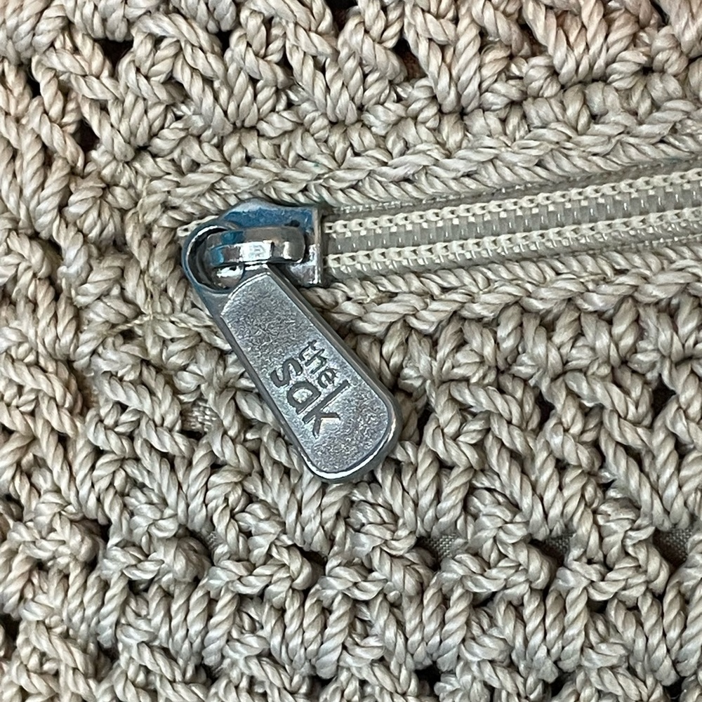 👜 The Sak Beige Crochet Shoulder Bag. Great Casual Bag. 👜 - Picture 11 of 11